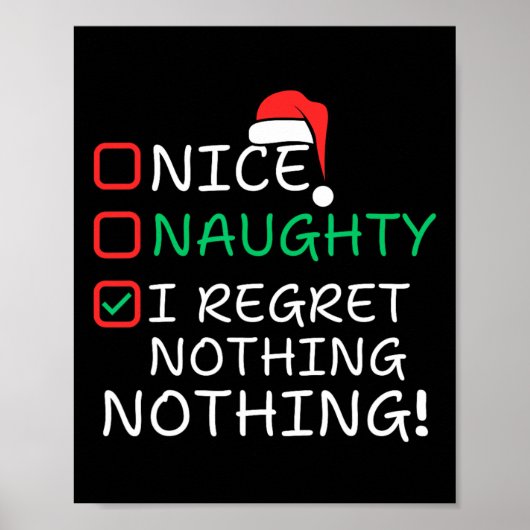 Nice Naughty, ik betreur het dat er niets is van k Poster (Voorkant)