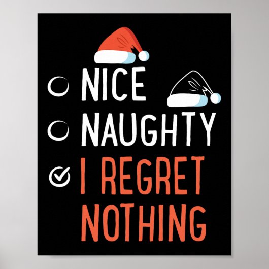 Nice Naughty, ik betreur het dat er niets van de k Poster (Voorkant)
