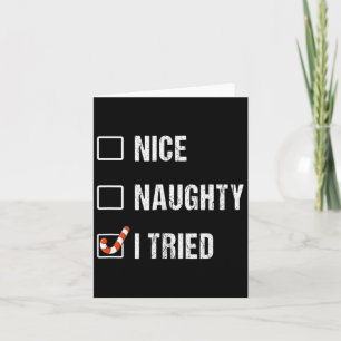 Nice Naughty, ik heb een heerlijk kerstfeest gepro Kaart