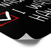 Nice Naughty ik was woedende kerstlijstzant Poster (Hoek)