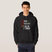 Nice Naughty, ik zweer dat ik kerst heb geprobeerd Hoodie (Voorkant volledig)