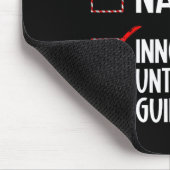 Nice Naughty Innocent tot bewezen Guilty Christma Muismat (Hoek)