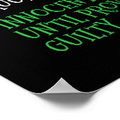 Nice Naughty Innocent tot bewezen Guilty Christma Poster (Hoek)