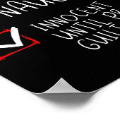 Nice Naughty Innocent tot bewezen Guilty Christma Poster (Hoek)