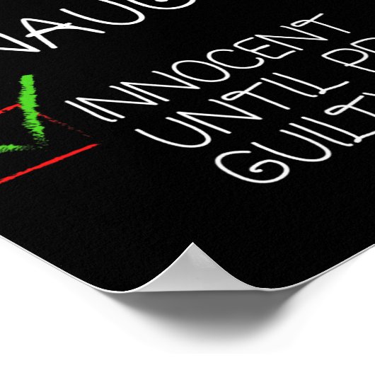 Nice Naughty Innocent tot bewezen Guilty Christma Poster (Hoek)