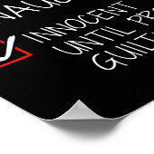 Nice Naughty Innocent tot bewezen Guilty Christma Poster (Hoek)