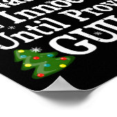 Nice Naughty Innocent tot bewezen Guilty Christma Poster (Hoek)