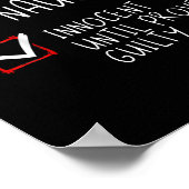 Nice Naughty Innocent tot bewezen Guilty Christma Poster (Hoek)