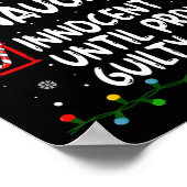 Nice Naughty Innocent tot bewezen Guilty Christma Poster (Hoek)