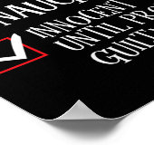 Nice Naughty Innocent tot bewezen Guilty Christma Poster (Hoek)