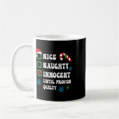 Nice Naughty Innocent tot bewezen Guilty Funny Ch Koffiemok (Links)