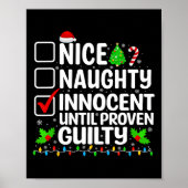 Nice Naughty Innocent tot bewezen Guilty Funny Ch Poster (Voorkant)