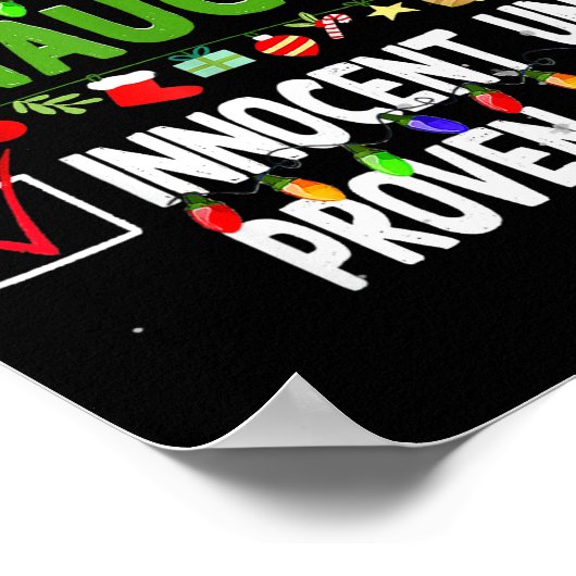 Nice Naughty Innocent Until Proven Guilty Family C Poster (Hoek)