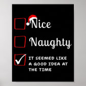 Nice Naughty It Seemed Like A Good Idea At The Tim Poster (Voorkant)