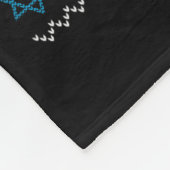 Nice Naughty Jewish Ugly KerstSweater Funny H Fleece Deken (Hoek)