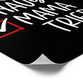 Nice Naughty Mama Tried Kerstlijstkerstman Poster (Hoek)