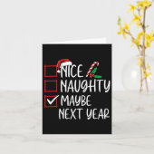 Nice Naughty, misschien wel volgende jaarlijst ker Kaart (Gele Bloem)