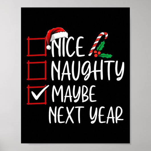 Nice Naughty, misschien wel volgende jaarlijst ker Poster (Voorkant)