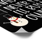 Nice Naughty Never Mind I'll Buy My Own Stuff Chri Poster (Hoek)