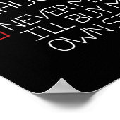 Nice Naughty Nevermind ik koop mijn eigen stuff Ch Poster (Hoek)