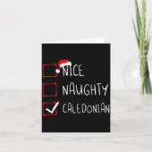 Nice Naughty New Caledonian Christmas Or New Caled Kaart (Voorkant)