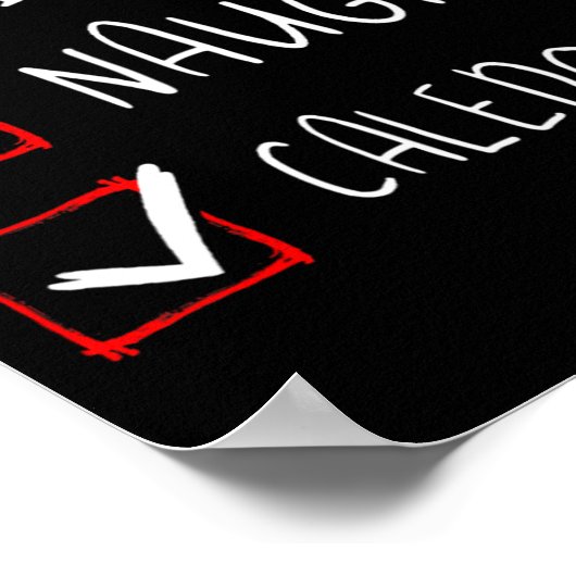 Nice Naughty New Caledonian Christmas Or New Caled Poster (Hoek)