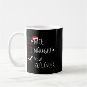 Nice Naughty New Zealander Christmas New Zealand H Koffiemok (Links)
