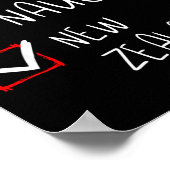 Nice Naughty New Zealander Christmas New Zealand H Poster (Hoek)