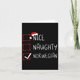 Nice Naughty Norwegian KerstNorway Heritage R Kaart