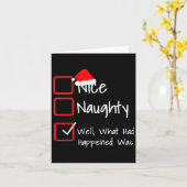 Nice Naughty - Nou wat er was gebeurd... Lelijk Kaart (Gele Bloem)