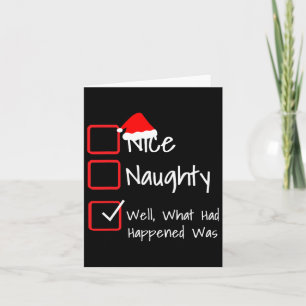 Nice Naughty - Nou wat er was gebeurd... Lelijk Kaart