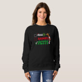Nice Naughty Petty Christmas Ugly Sweater Pajama O (Voorkant volledig)