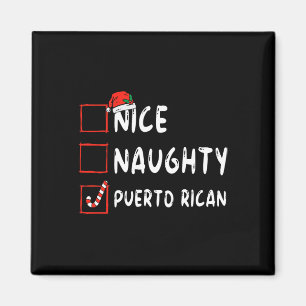 Nice Naughty Puerto Ricaanse kerstman Puerto Rico  Magneet