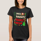 Nice Naughty Puerto Rican Puerto Rico Women Christ T-shirt (Voorkant)