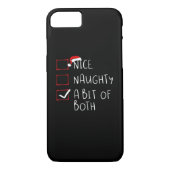 Nice Naughty Santa Hat Humor Vibe Case-Mate iPhone Case (Achterkant)