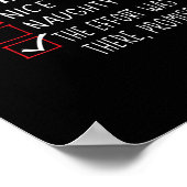 Nice Naughty The Was There Promise Christmas  Poster (Hoek)