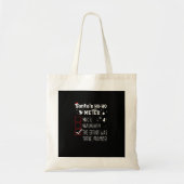 Nice Naughty The Was There Promise Christmas Tote Bag (Voorkant)