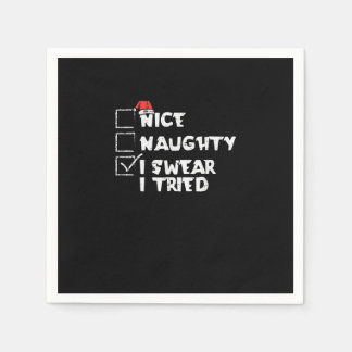 Nice Naughty Tried My Best Holiday Humor  Servet