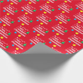 Nice Naughty Ukraine Funny Wrapping Paper Cadeaupapier (Hoek)