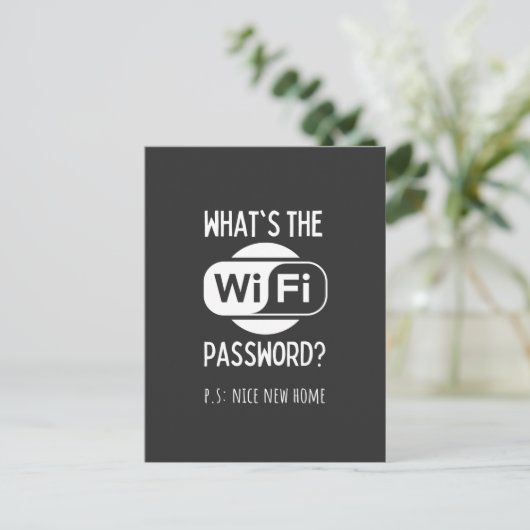 nice new home briefkaart (Staand voorkant)