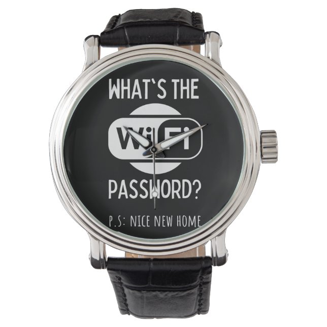 nice new home horloge (Voorkant)