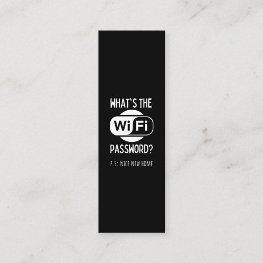 nice new home klantenkaartje (Voorkant)