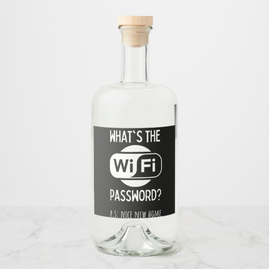 nice new home likeurfles etiket (Voorkant)