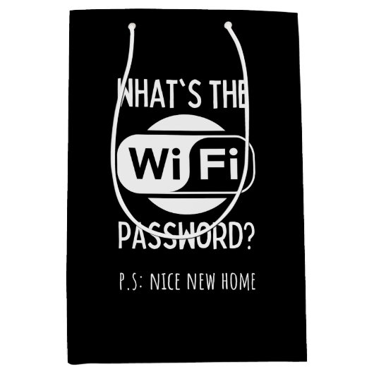 nice new home medium cadeauzakje (Voorkant)