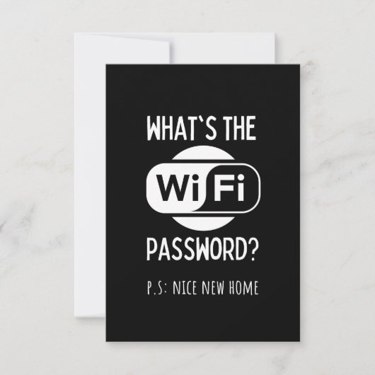 nice new home notitiekaartje (Voorkant)