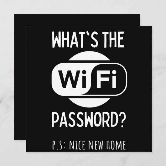 nice new home save the date (Voorkant / Achterkant)