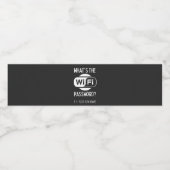 nice new home waterfles etiket (Enkel label)