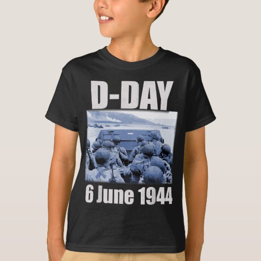 Nice Normandië Landings Invasion D-Day T-shirt (Voorkant)