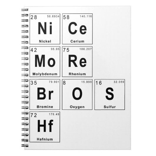 NiCe Notitieboek (Voorkant)