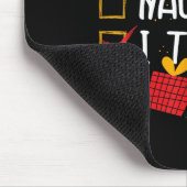 Nice Or Naughty I Tried Santa's Naughty List Funny Muismat (Hoek)